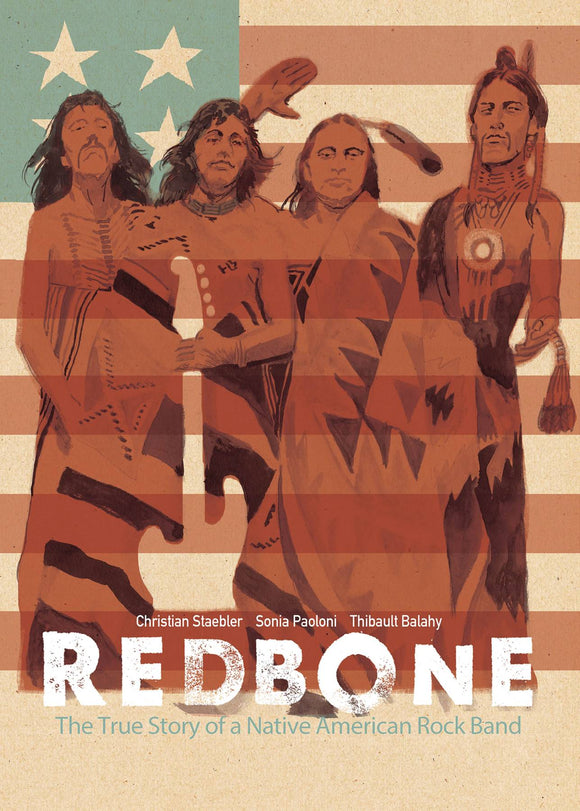 Redbone True Story Native American Rock Band Gn Graphic Novels published by Idw - Top Shelf
