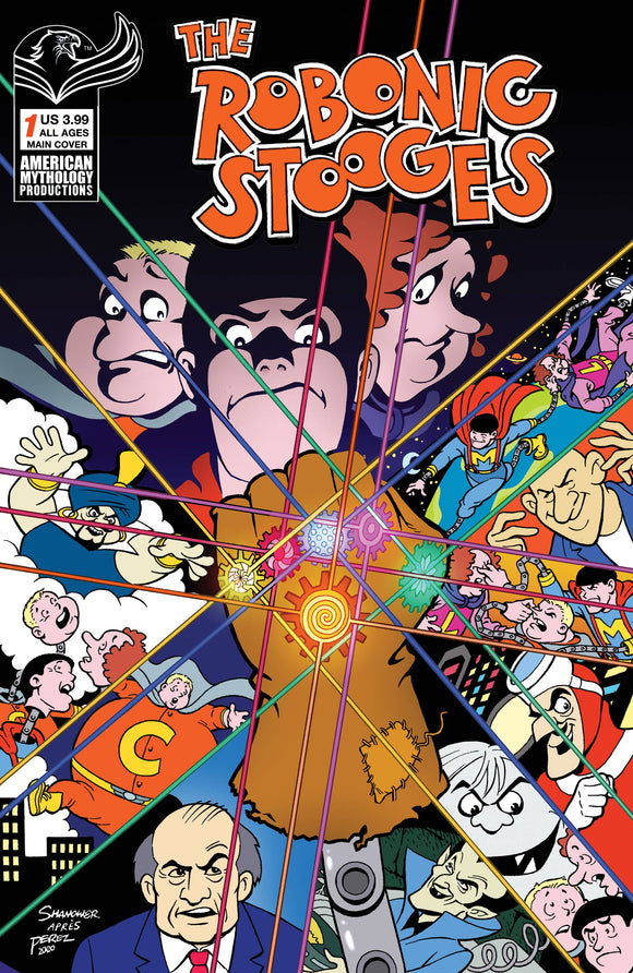 Robonic Stooges Return (2021 American Mythology) #1 Cvr A Shanower Comic Books published by American Mythology Productions
