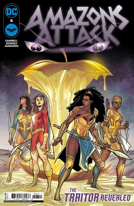 Amazons Attack (2023 DC) (2nd Series) #6 Cvr A Clayton Henry Comic Books published by Dc Comics