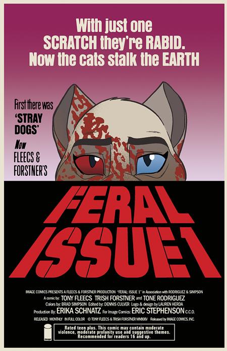 Feral (2024 Image) #1 Cvr B Trish Forstner & Tony Fleecs Variant Comic Books published by Image Comics