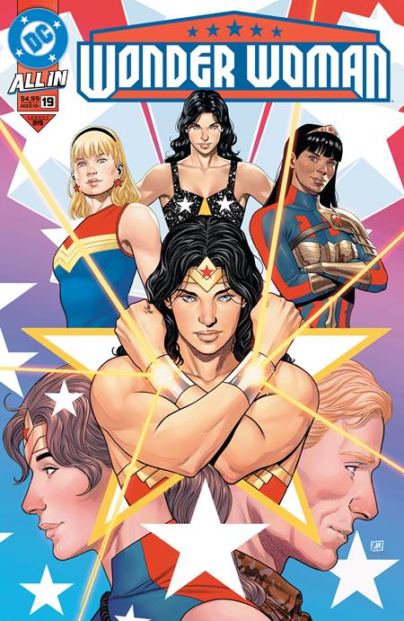 Wonder Woman (2023 DC) (6th Series) #19 Cvr A Daniel Sampere Wraparound Comic Books published by Dc Comics