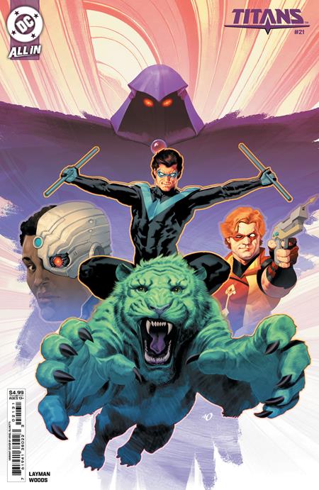 Titans (2023 DC) (4th Series) #21 Cvr B Ariel Olivetti Card Stock Variant Comic Books published by Dc Comics