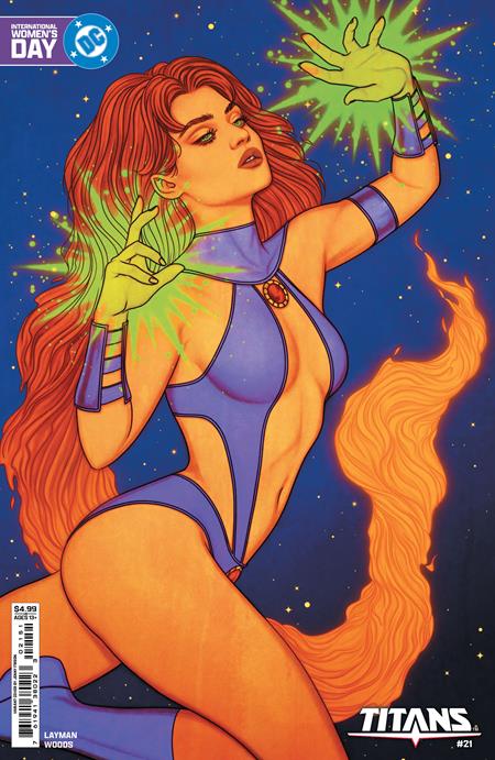 Titans (2023 DC) (4th Series) #21 Cvr E Jenny Frison International Womens Day Starfire Card Stock Variant Comic Books published by Dc Comics