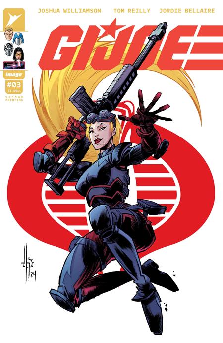 GI Joe (2024 Image) #3 2nd Ptg Cvr B Jason Howard Cobra Variant Comic Books published by Image Comics