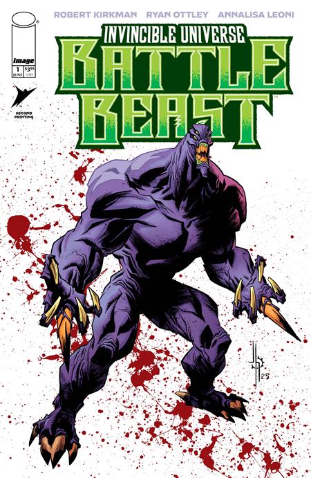 Invincible Universe Battle Beast (2025 Image) #1 2nd Ptg Cvr B Jason Howard Variant Comic Books published by Image Comics