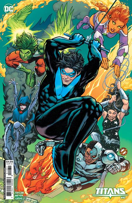 Titans (2023 DC) (4th Series) #10 Cvr B Bradley Walker Card Stock Variant Comic Books published by Dc Comics