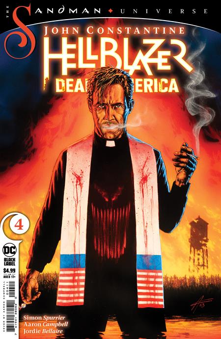 John Constantine Hellblazer Dead in America (2024 DC) #4 (Of 9) Cvr A Aaron Campbell (Mature) Comic Books published by Dc Comics