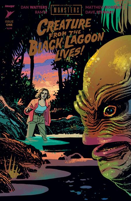 Universal Monsters Creature from the Black Lagoon Lives (2024 Image) #1 (Of 4) Cvr C Incentive 1:10 Dani Variant Comic Books published by Image Comics