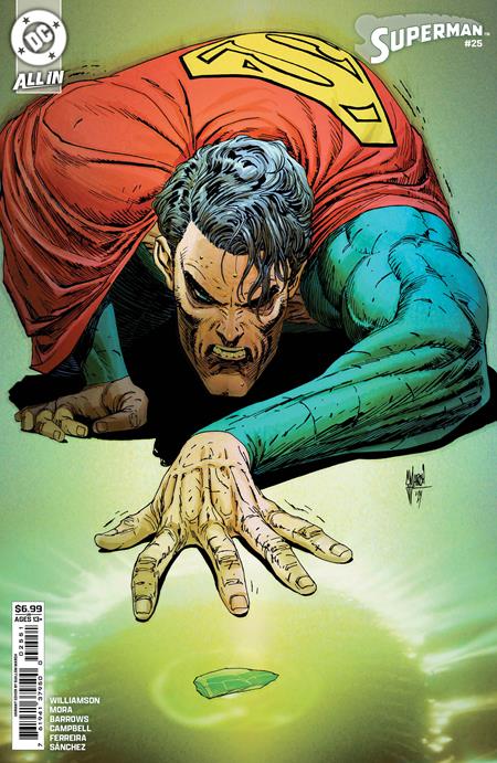 Superman (2023 DC) (6th Series) #25 Cvr C Guillem March Card Stock Variant Comic Books published by Dc Comics
