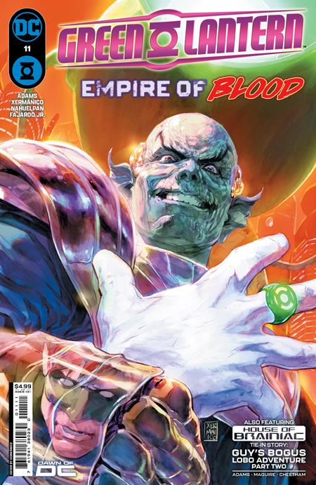 Green Lantern (2023 DC) (9th Series) #11 Cvr A Xermanico (House Of Brainiac) Comic Books published by Dc Comics