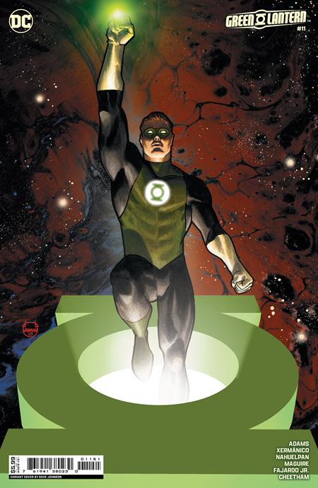 Green Lantern (2023 DC) (9th Series) #11 Cvr C Dave Johnson Card Stock Variant Comic Books published by Dc Comics