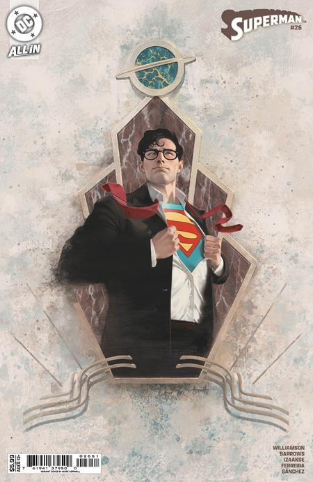 Superman (2023 DC) (6th Series) #26 Cvr D Marc Aspinall Card Stock Variant Comic Books published by Dc Comics