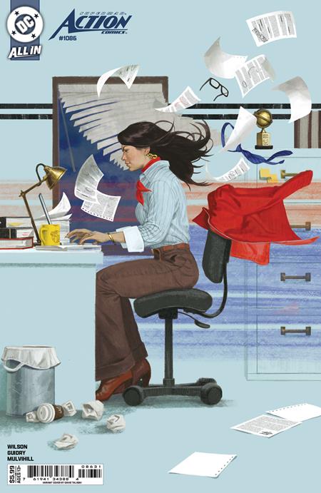 Action Comics (2016 Dc) (3rd Series) #1086 Cvr B David Talaski Card Stock Variant Comic Books published by Dc Comics