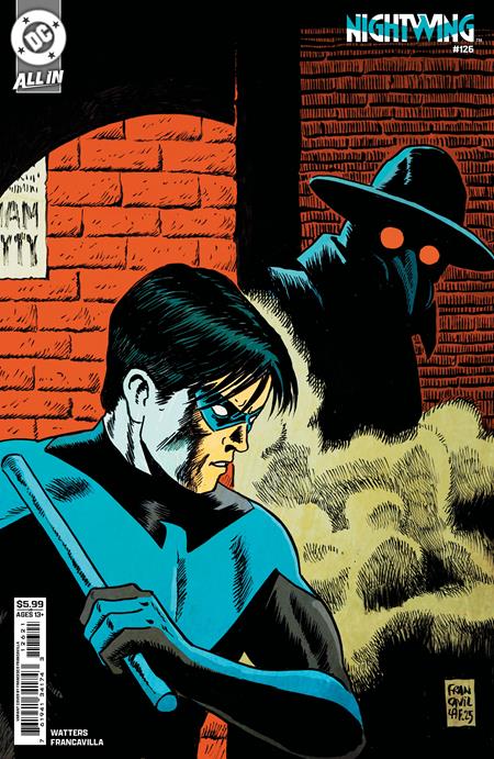 Nightwing (2016 Dc) (3rd Series) #126 Cvr C Francesco Francavilla Card Stock Variant Comic Books published by Dc Comics