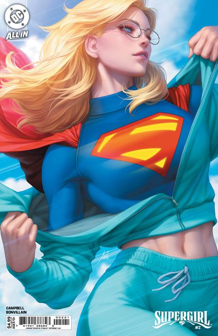 Supergirl (2025 DC) (7th Series) #2 Cvr B Stanley Artgerm Lau Card Stock Variant Comic Books published by Dc Comics