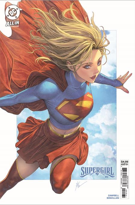 Supergirl (2025 DC) (7th Series) #2 Cvr C Homare Card Stock Variant Comic Books published by Dc Comics