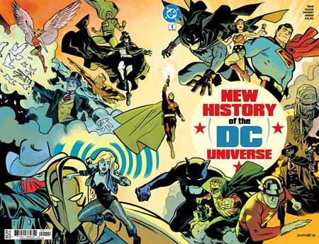New History of the DC Universe (2025 DC) #1 (Of 4) Cvr A Chris Samnee Wraparound Comic Books published by Dc Comics