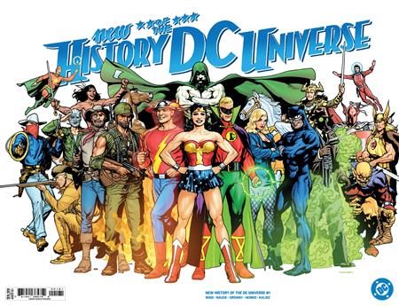 New History of the DC Universe (2025 DC) #1 (Of 4) Cvr E Ryan Sook Wraparound Foil Variant Comic Books published by Dc Comics