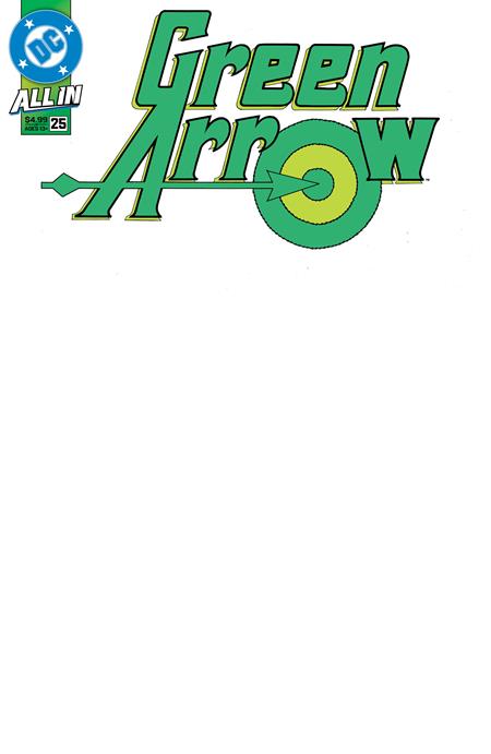 Green Arrow (2023 DC) (6th Series) #25 Cvr E Blank Card Stock Variant Comic Books published by Dc Comics