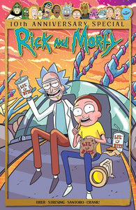 Rick and Morty 10th Anniversary Special (2024 Oni Press) #1 (One Shot) Cvr A Marc Ellerby Wraparound Comic Books published by Oni Press