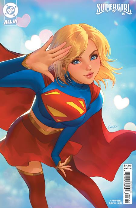 Supergirl (2025 DC) (7th Series) #3 Cvr C Lesley Leirix Li Card Stock Var Comic Books published by Dc Comics