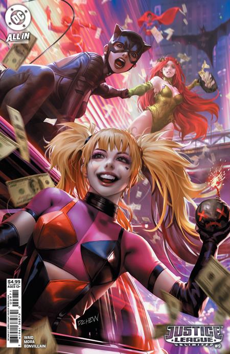 Justice League Unlimited (2024 DC) (2nd Series) #9 Cvr E Derrick Chew Gotham City Sirens Card Stock Variant (We Are Yesterday) Comic Books published by Dc Comics