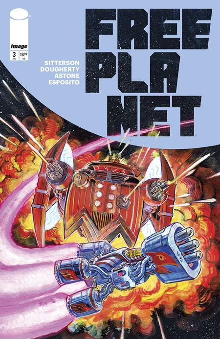 Free Planet (2025 Image) #3 Cvr A Jed Dougherty Comic Books published by Image Comics