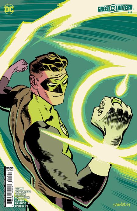 Green Lantern (2023 DC) (9th Series) #14 Cvr B Chris Samnee Card Stock Variant (Absolute Power) Comic Books published by Dc Comics