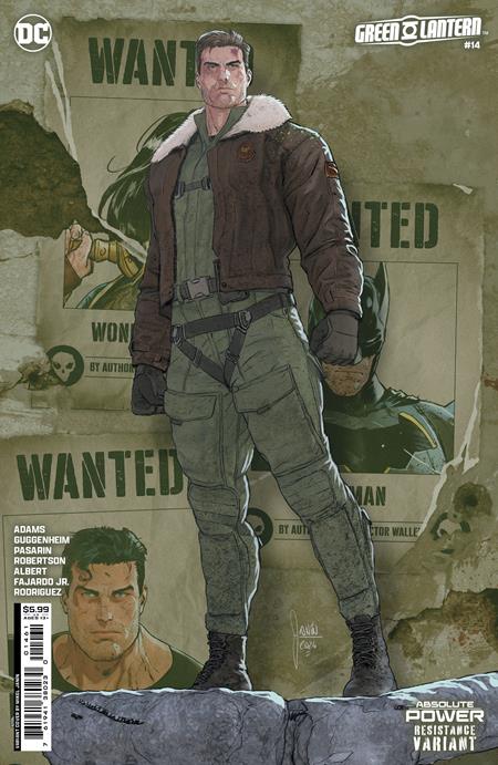 Green Lantern (2023 DC) (9th Series) #14 Cvr D Mikel Janin Resistance Card Stock Variant (Absolute Power) Comic Books published by Dc Comics