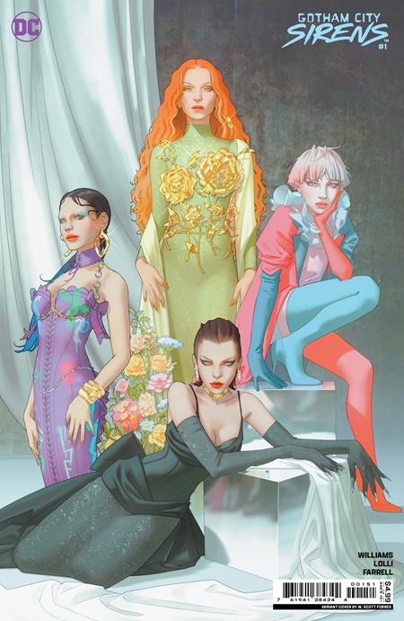 Gotham City Sirens (2024 DC) (2nd Series) #1 (Of 4) Cvr B W Scott Forbes Card Stock Variant Comic Books published by Dc Comics