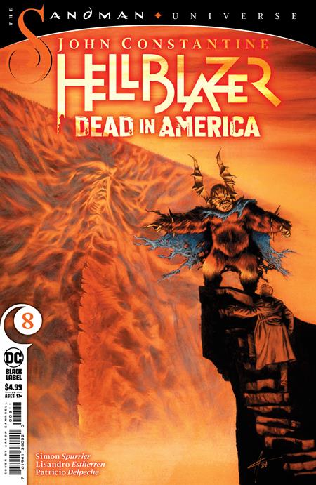 John Constantine Hellblazer Dead in America (2024 DC) #8 (Of 11) Cvr A Aaron Campbell (Mature) Comic Books published by Dc Comics