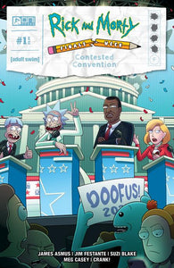 Rick and Morty Finals Week Contested Convention (2024 Oni Press) #1 (One Shot) Cvr A Suzi Blake (Mature) Comic Books published by Oni Press