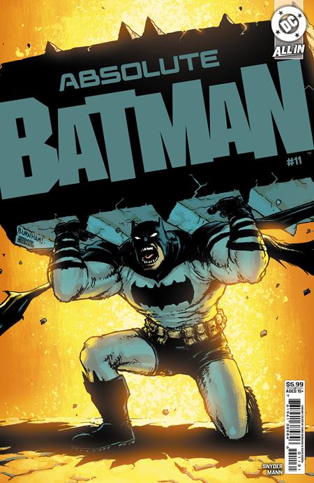 Absolute Batman (2024 DC) #11 Cvr C Chris Burnham Card Stock Variant Comics Books published by Dc Comics