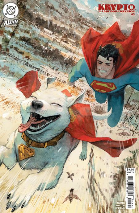 Krypto the Last Dog of Krypton (2025 DC) #3 (Of 5) Cvr B Niko Henrichon Card Stock Variant Comics Books published by Dc Comics