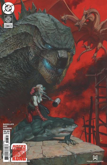Justice League vs. Godzilla vs. Kong 2 (2025 DC) #3 (Of 7) Cvr B Riccardo Federici Card Stock Variant Comic Books published by Dc Comics