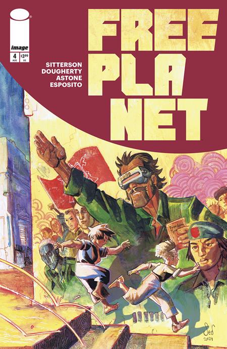 Free Planet (2025 Image) #4 Cvr A Jed Dougherty Comic Books published by Image Comics