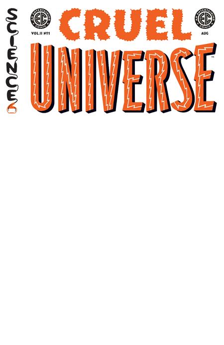 EC Cruel Universe Volume 2 (2025 Oni Press) #1 (Of 12) Cvr D Blank Sketch Variant Comic Books published by Oni Press