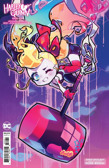 Harley Quinn (2021 DC) (4th Series) #32 Cvr C Rose Besch Creator Card Stock Variant Comic Books published by Dc Comics