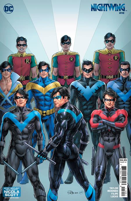 Nightwing (2016 Dc) (3rd Series) #118 Cvr E Nicola Scott Artist Spotlight Card Stock Variant Comic Books published by Dc Comics