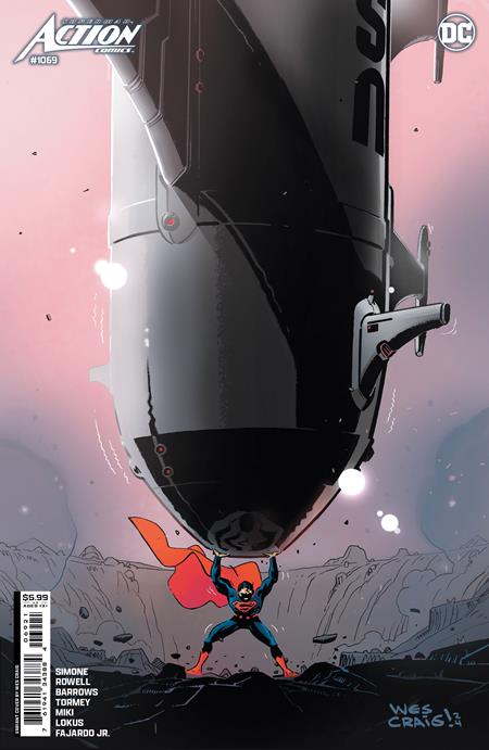 Action Comics (2016 Dc) (3rd Series) #1069 Cvr B Wes Craig Card Stock Variant Comic Books published by Dc Comics