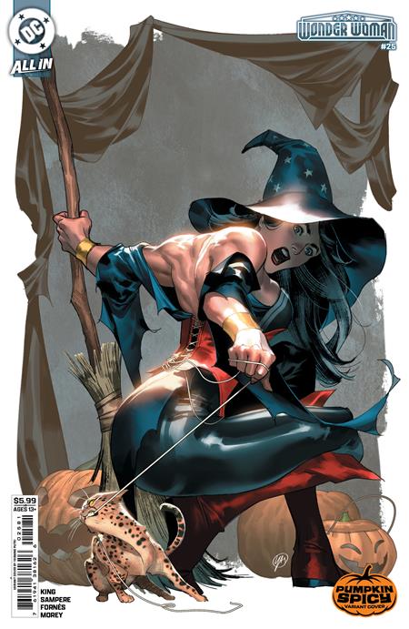 Wonder Woman (2023 DC) (6th Series) #25 Cvr E Yasmine Putri Pumpkin Spicy Card Stock Variant Comic Books published by Dc Comics