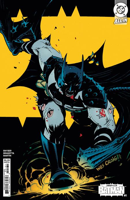 Absolute Batman (2024 DC) #1 Cvr B Wes Craig Card Stock Variant Comic Books published by Dc Comics