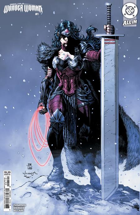 Absolute Wonder Woman (2024 DC) #1 Cvr C Jim Lee Card Stock Variant Comic Books published by Dc Comics