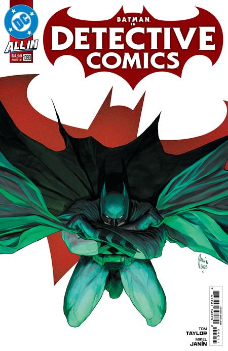 Detective Comics (2016 Dc) (3rd Series) #1090 Cvr A Mikel Janin Comic Books published by Dc Comics