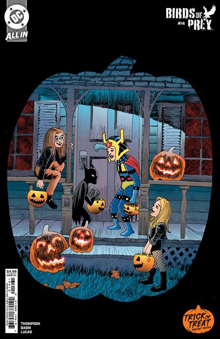 Birds of Prey (2023 DC) (5th Series) #14 Cvr D Kelley Jones Trick Or Treat Card Stock Variant Comic Books published by Dc Comics