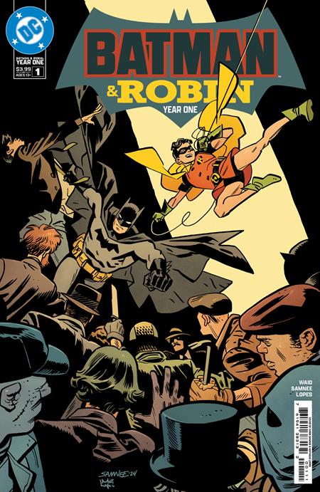 Batman and Robin Year One (2024 DC) #1 (Of 12) Cvr A Chris Samnee Comic Books published by Dc Comics