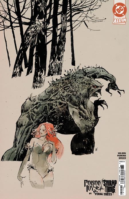 Poison Ivy Swamp Thing Feral Trees (2024 DC) #1 (One Shot) Cvr D 1:25 Incentive Ashley Wood Card Stock Variant Comic Books published by Dc Comics