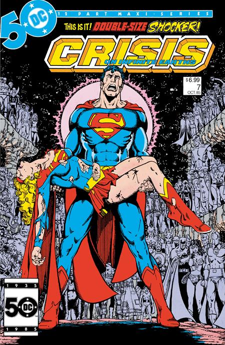 Crisis on Infinite Earths Facsimile Edition (2024 DC) #7 Facsimile Edition Cvr B George Perez Foil Variant Comic Books published by Dc Comics