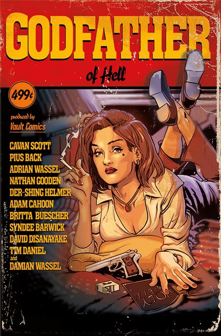 Godfather of Hell (2024 Vault Comics) #1 (Of 4) Cvr B Nathan Gooden Pulp Fiction Homage Variant Comic Books published by Vault Comics