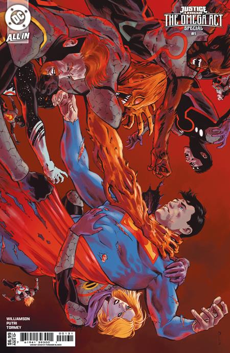 Justice League the Omega Act Special (2025 DC) #1 (One Shot) Cvr C Fernando Blanco Card Stock Variant (Dc K.o.) Comic Books published by Dc Comics